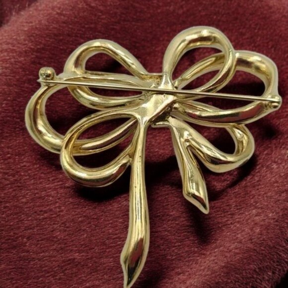 KENNETH JAY LANE for AVON – 1993 Vintage Bow Brooch - Picture 6 of 8
